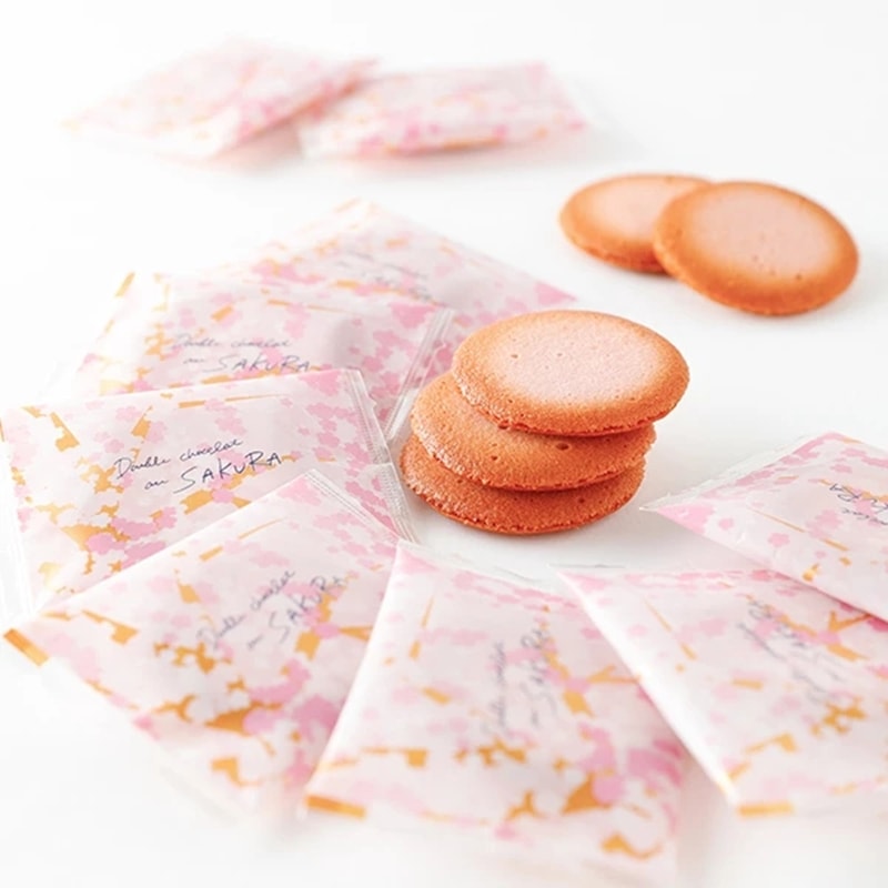 【日本直邮】日本YOKU MOKU 春季限定 樱花夹心饼干 24pc