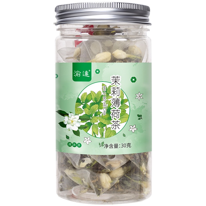 【中國直郵】 渝達 茉莉薄荷茶 排毒養顏 提神醒腦 30克/盒