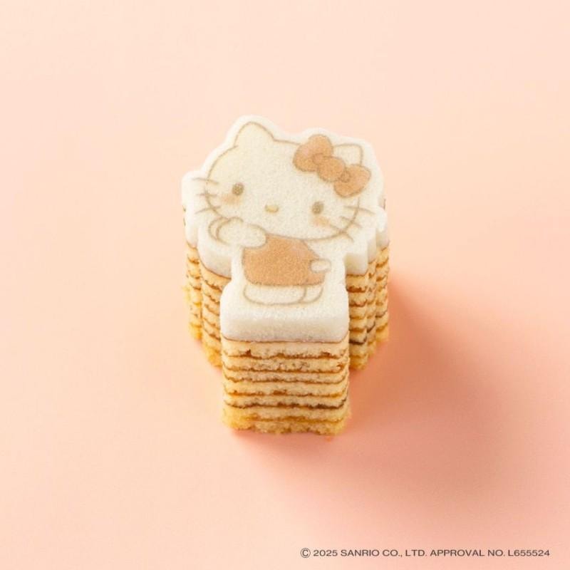 【日本直邮】 日本 KATANUKIYA 人气伴手礼 Hellokitty立体年轮蛋糕 原味 单个装