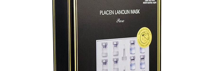 韓國JM SOLUTION肌司研 胎盤素羊毛脂面膜 急救補水 純淨版 胎盤素系列 #保濕滲透精華 10片入