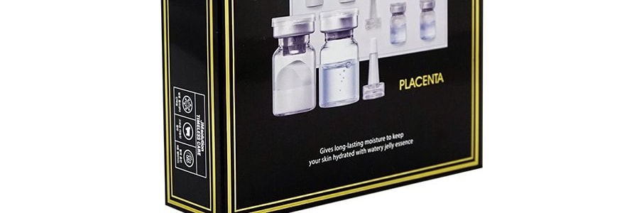 韓國JM SOLUTION肌司研 胎盤素羊毛脂面膜 急救補水 純淨版 胎盤素系列 #保濕滲透精華 10片入