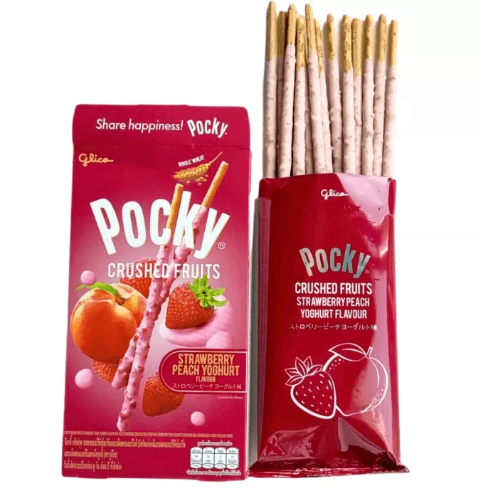 マレーシア直送】グリコ タイランド ポッキー ストロベリーピーチ