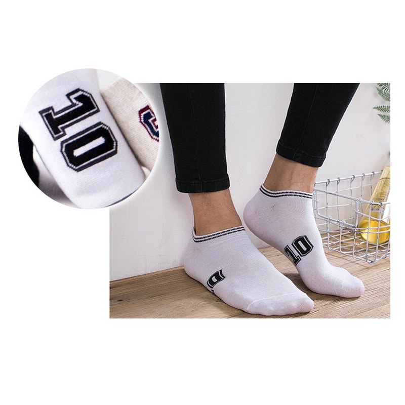 STUDIOV Number Themed Socks for Male - Grey 27