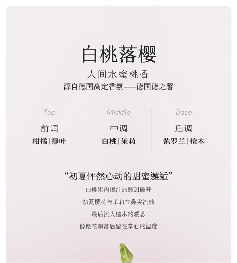 半畝花田 止汗露 腋下乾爽 持久留香 香體露 除汗滾珠 膏石液 升級款-白桃落櫻 20g 1個*預計到達時間3-4週