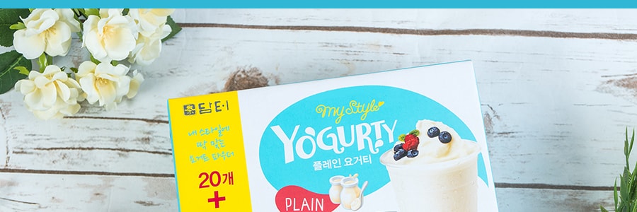 韩国DAMTUH丹特 冲饮型酸奶粉 原味 25条入 450g