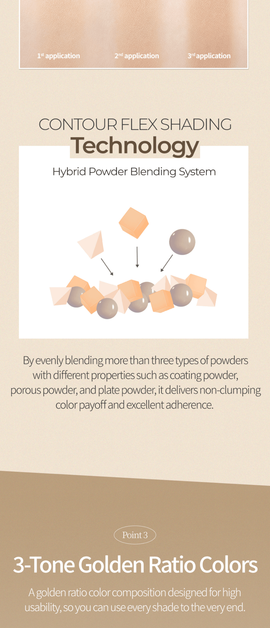  韓國 BOM 高光修容盤輪廓柔性遮陽01暖色鼻影提亮遮瑕修容一體 1盒裝