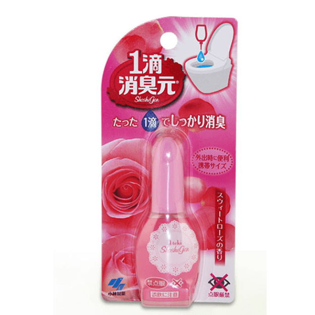 【日本直郵】日本 KOBAYASHI 一滴消臭元馬桶清潔劑消臭芳香劑 玫瑰花香 20ml