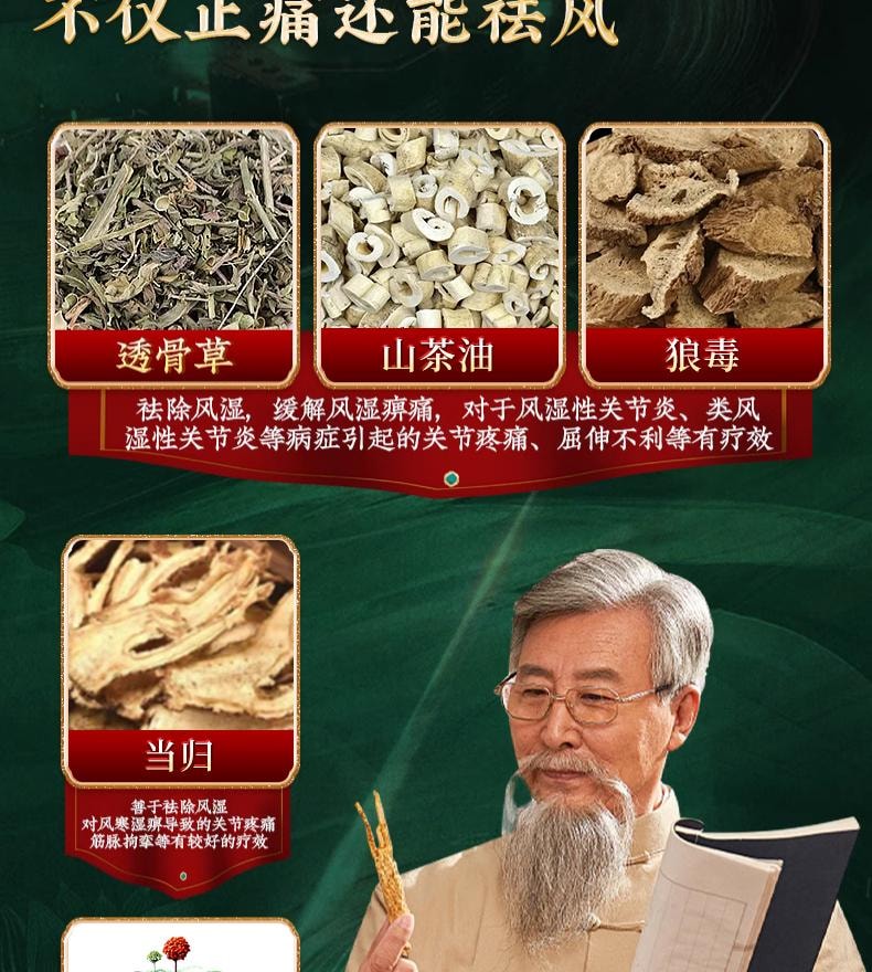 【中國直郵】 香港大藥房 透骨膏 祛風除濕 舒筋通絡 消腫止痛 活血養血 舒適溫熱 全身適用 50g/盒