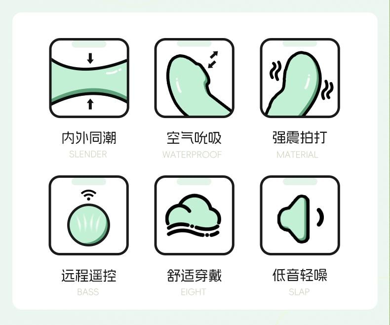 JISSBON傑士邦 Master唄嘻歡遙控跳蛋穿戴靜音砲機 外出情趣玩具 湖蘭色1件