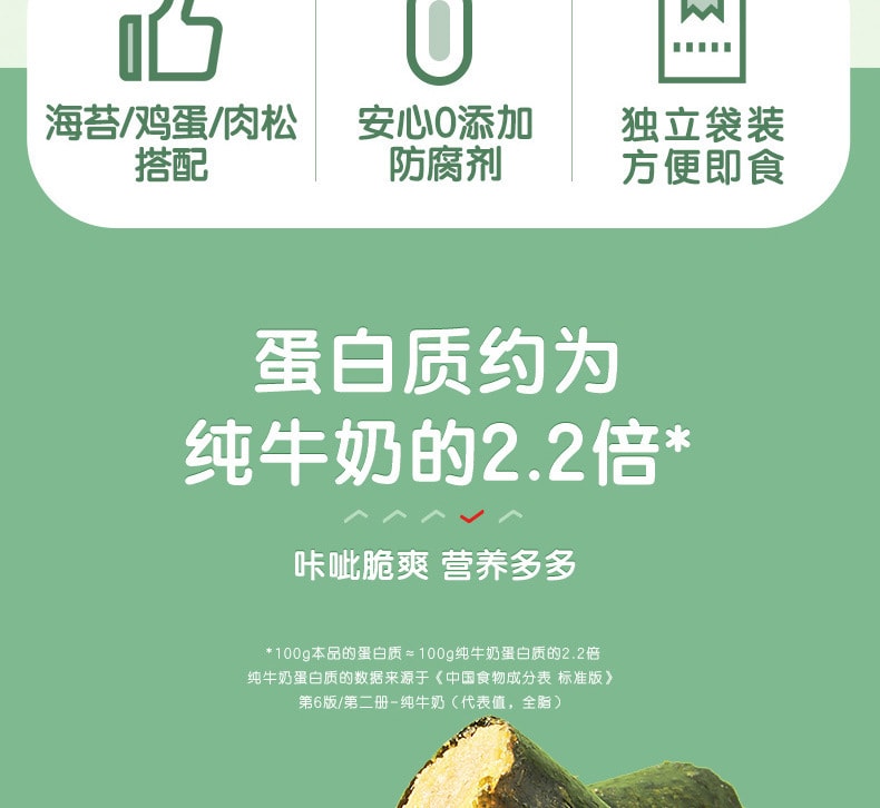 【中国直邮】良品铺子 海苔蛋松卷 夹心海苔休闲小吃解馋零食 92g/盒