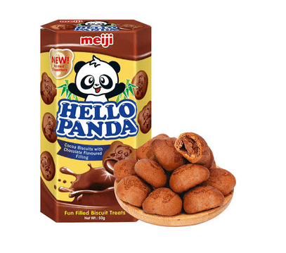 Hello Panda Double Chocolate Biscuits 43g