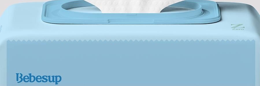 韩国BEBESUP SENSITIVE宝宝婴儿湿巾 柔肤型 带盖 80抽*3【超值3包】