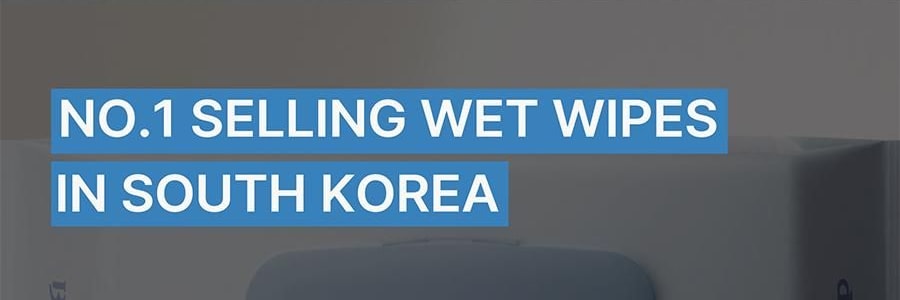 韩国BEBESUP SENSITIVE宝宝婴儿湿巾 柔肤型 带盖 80抽*3【超值3包】