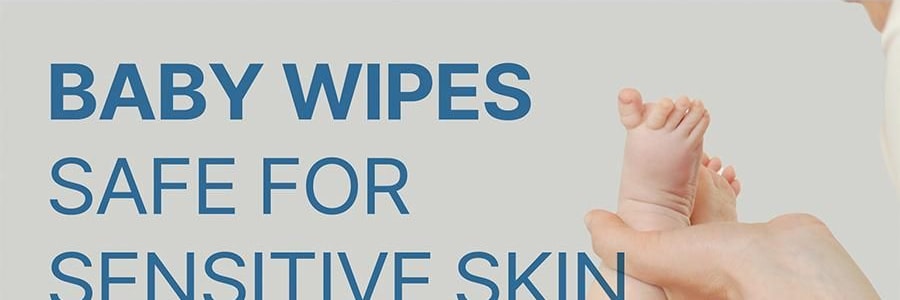 韩国BEBESUP SENSITIVE宝宝婴儿湿巾 柔肤型 带盖 80抽*3【超值3包】