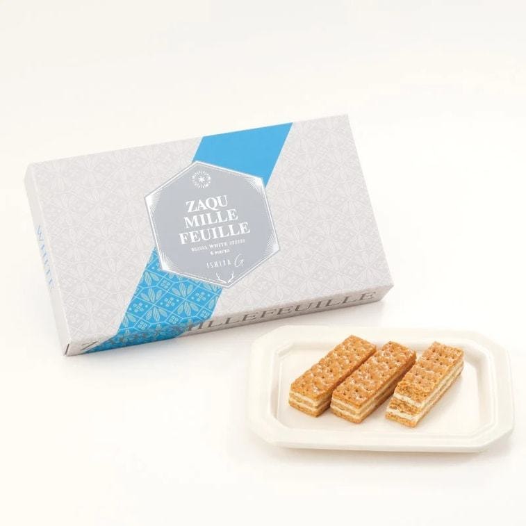 【日本直郵】日本石屋製菓 ISHIYA 期限限定 巧克力夾心千層酥餅乾 6枚裝