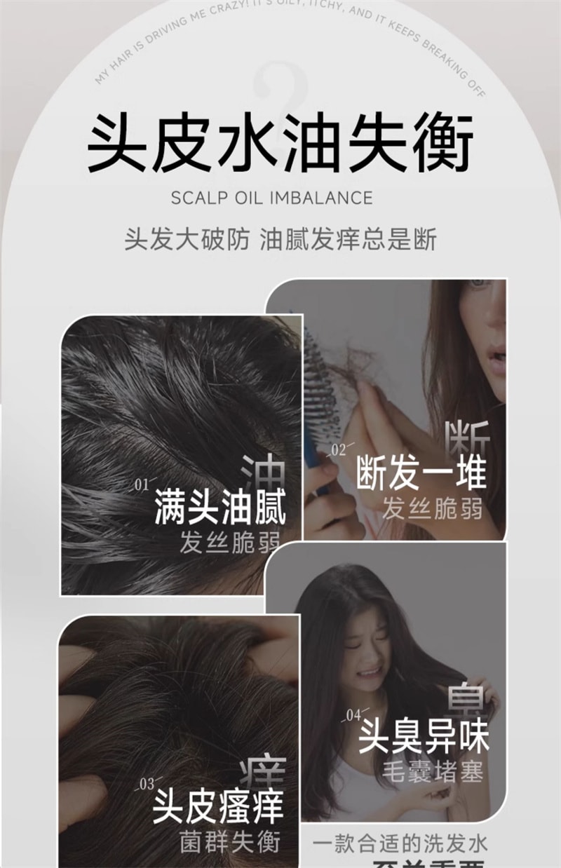 【中国直邮】弹动 8+minutes 人参茶树纯露洗发水八分钟洗头膏控油止痒蓬松 人参洗发水450ml+人参发膜260ml