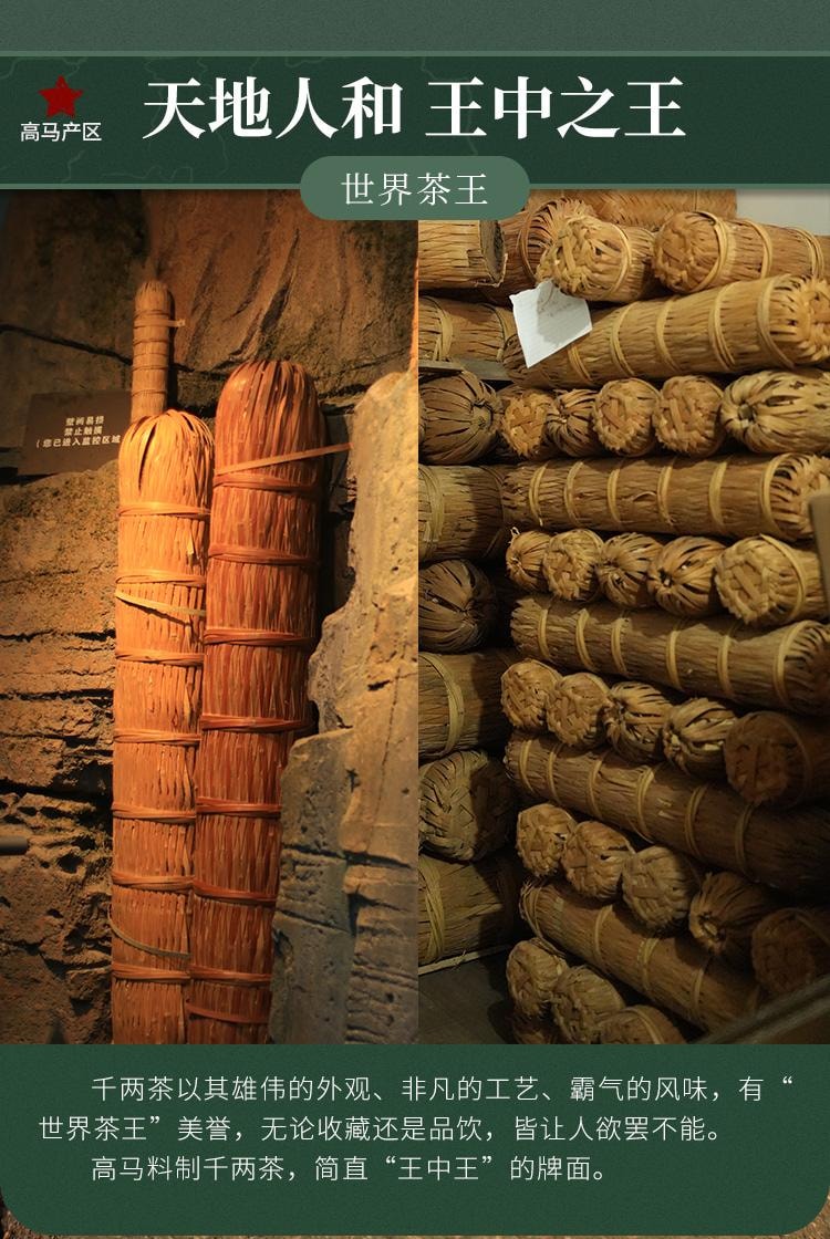 【美國現貨秒發】小師姐評茶 千兩茶餅高馬蒼卷 2019年安化黑茶茶葉 皇家貢茶 680克