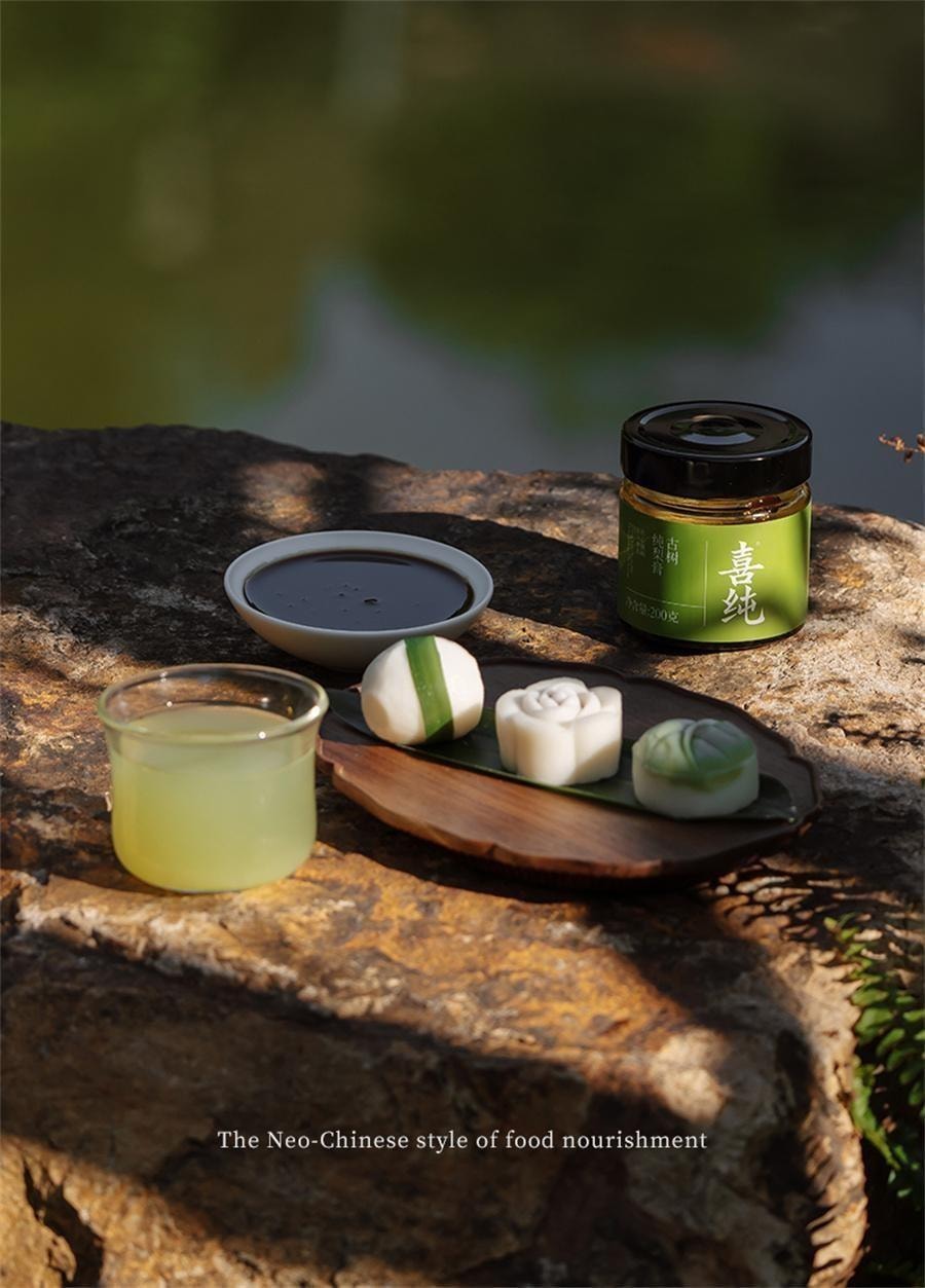 【中国直邮】 喜纯 纯梨膏200g/罐 古法熬制梨膏 精选砀山酥梨纯梨膏泡水纯梨膏无添加