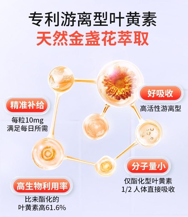 Blueberry Eye Health Lutein Capsules 60 Capsules per box