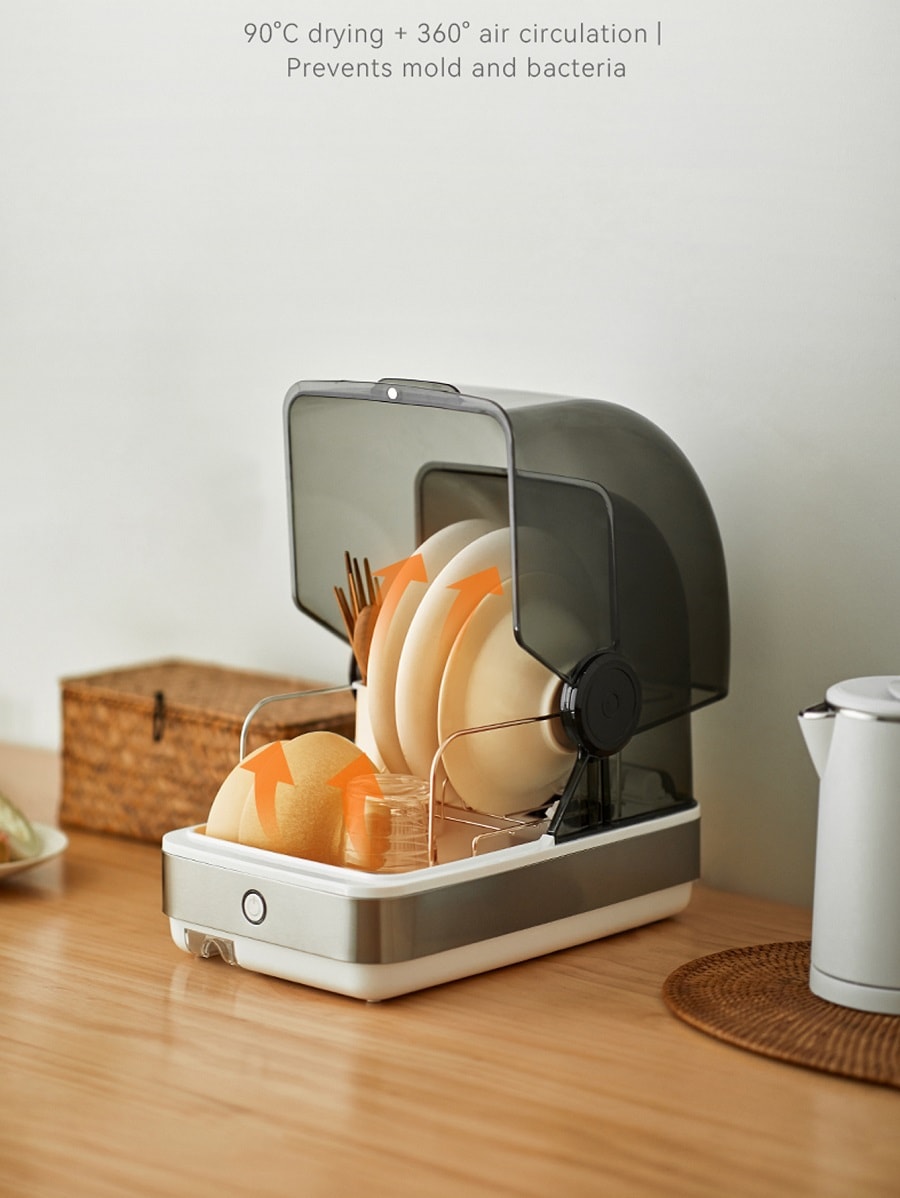 OLAYKS 22L 消毒櫃 白色 奶瓶消毒 餐具烘乾 桌上型 家用小型 22L 100~120V通用