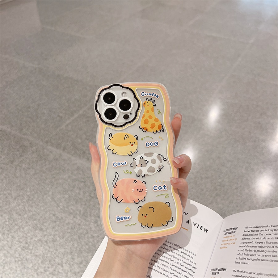 【中国直邮】塔下胖动物苹果手机壳  适用 13pro