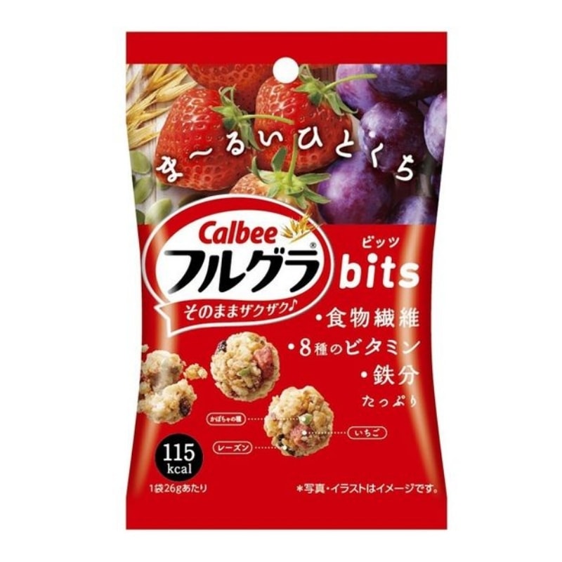 【日本直邮】日本卡乐比CALBEE 期限限定 燕麦球 水果味 55g