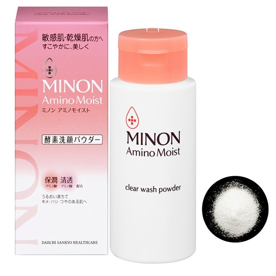 【日本直邮】 日本第一三共 MINON蜜浓 氨基酸去角质酵素洗颜洁面粉 35g