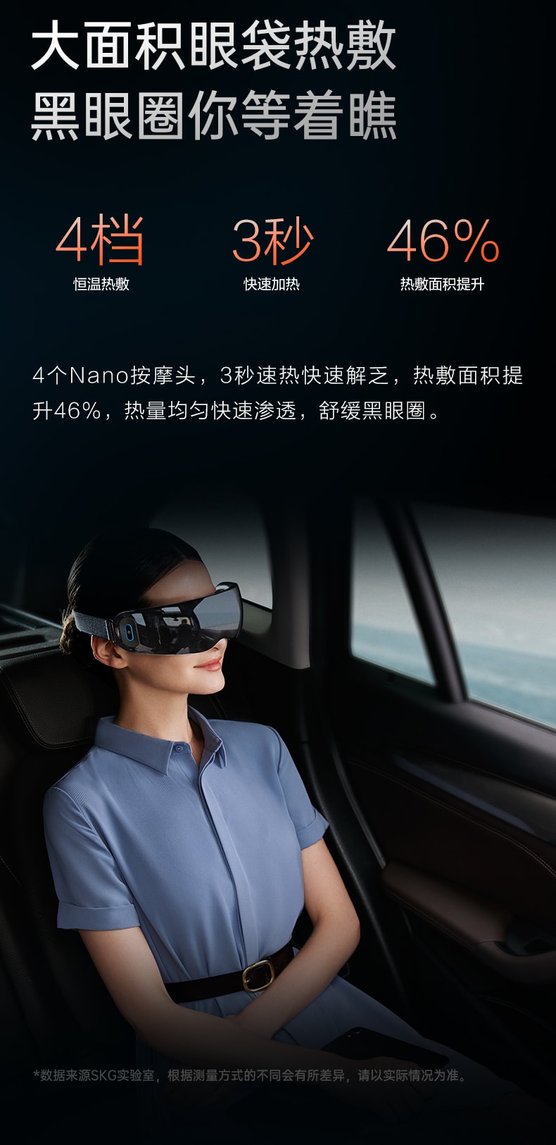 【中國直效郵件】SKG眼部按摩儀 K5 錖銀漸層色
