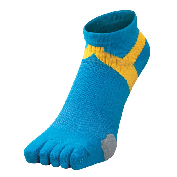 X10 Five-Toe Titanium Sock (Sock King) Blue&amp;Yellow 9.5-10.5" 25-27cm
