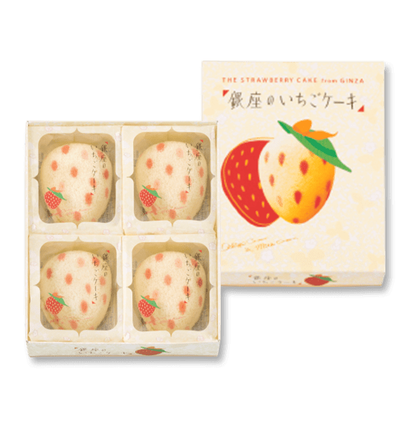 【日本直郵】超人氣日本名果 東京香蕉TOKYO BANANA 銀座草莓口味 4個裝