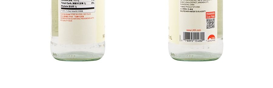 香港李錦記 零添加 純釀米醋&nbsp;500ml