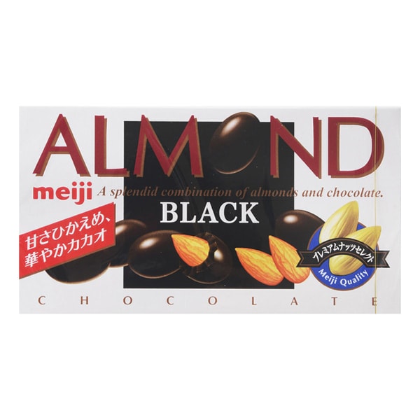 ALMOND Black chocolate 84g