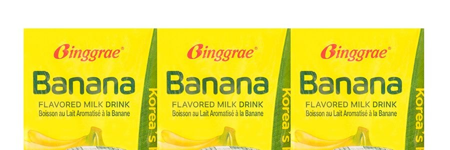 【全美超低價】韓國BINGGRAE賓格瑞 香蕉牛奶飲料 6盒裝 1200ml