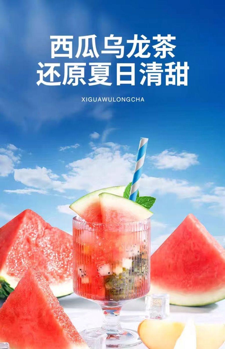 啵啵海岛 【春季限定 西瓜解腻大法】  西瓜乌龙小罐茶 清爽甘甜 瓜香满满 醇正乌龙 唇齿留香 10小包 60g