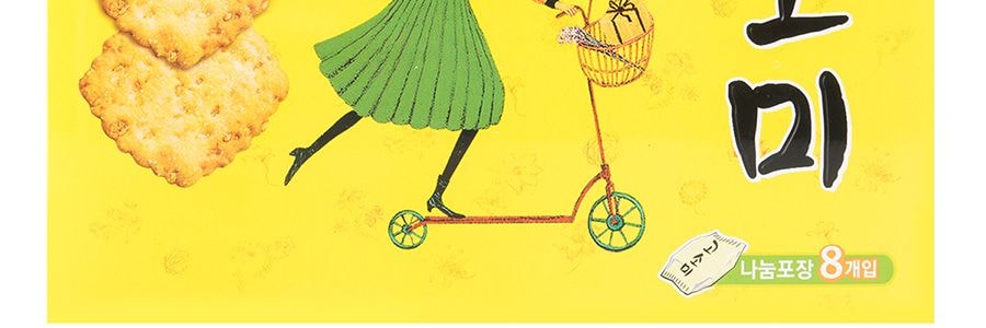 韓國ORION好麗友 高笑美芝麻餅乾 216g