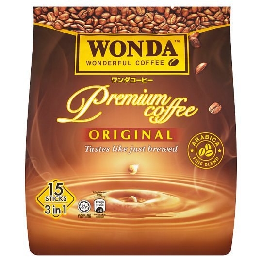 【马来西亚直邮】马来西亚 WONDA 原味优质三合一咖啡 15pcs