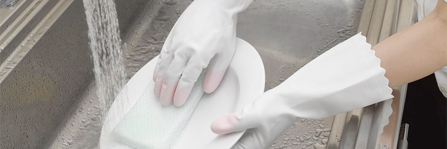 日本ST雞仔牌 家用廚房 指尖強化橡膠薄手套 粉紅色 小號 優惠裝 3對入
