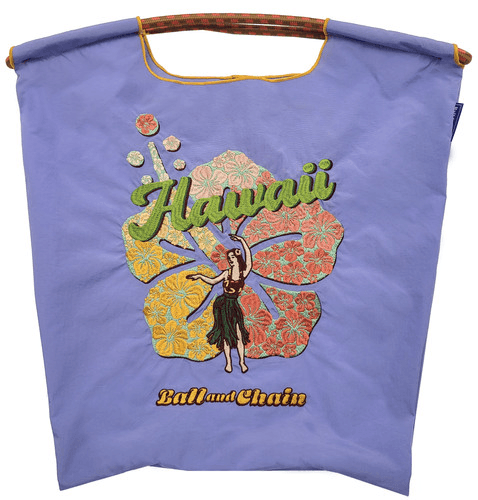 Ball&Chain 夏威夷單肩包 紫色M號 165g