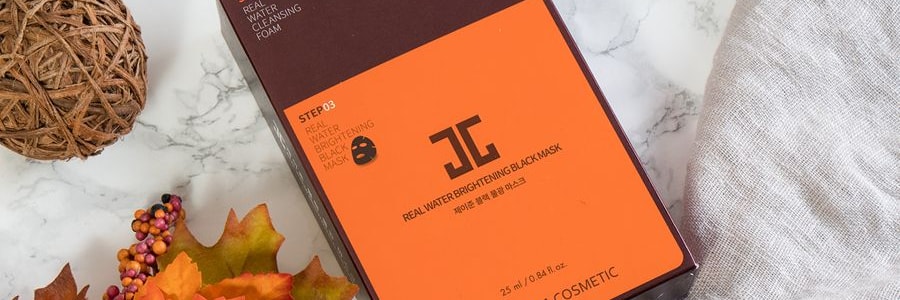 韓國JAYJUN捷俊 黑色水光面膜三部曲 清潔補水提亮 10片入