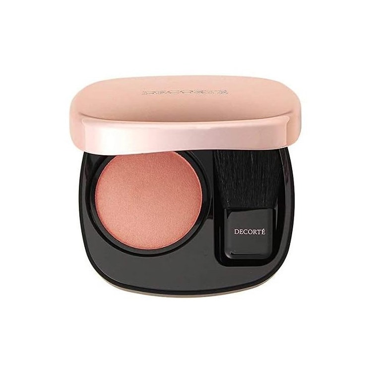 【日本直郵】DECORTE黛珂 原色流光粉狀腮紅 全套附刷子 5g #202