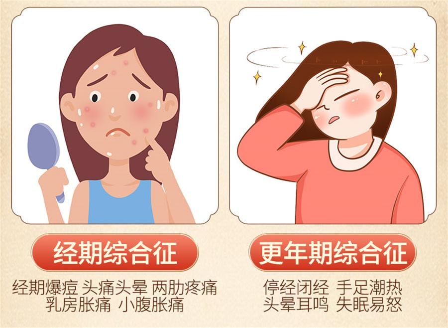 【中国直邮】 昆中药 丹栀逍遥丸 非加味逍遥丸调经月经不调乳房胀痛20袋/盒