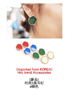 KOREA Layered Chain Circle Necklace #Silver [Free Shipping]