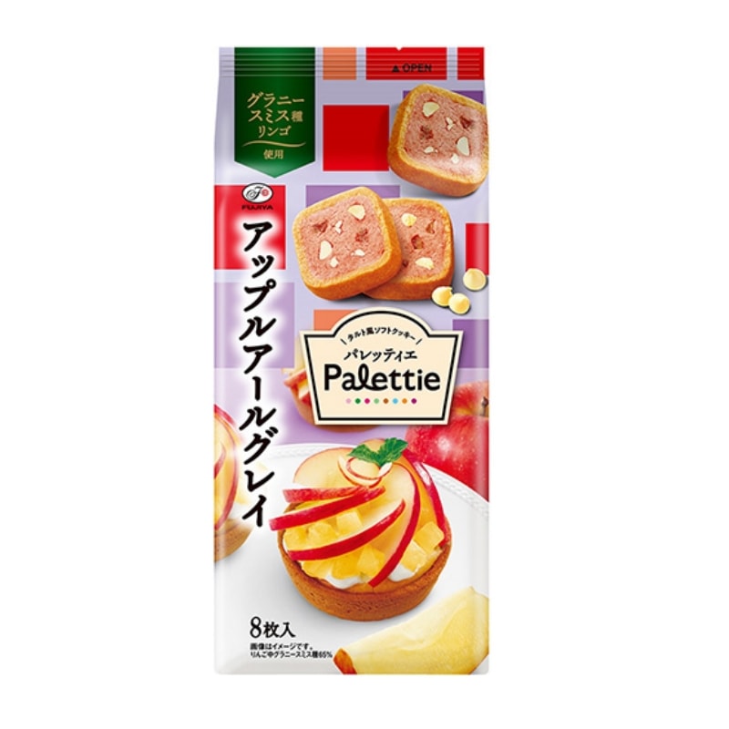 【日本直邮】日本FUJIYA不二家 期限限定 苹果派蛋挞夹心饼干 8枚装