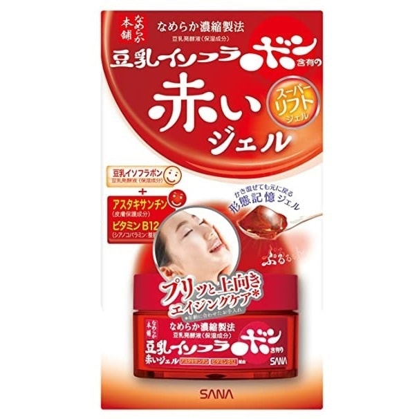 日本 SANA 莎娜 豆乳紧致拉提红色凝胶 50g