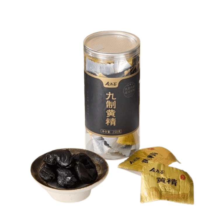 【中國直郵】 合為養 黃精九華山九蒸九曬黃精果即食泡水非中藥材 九華山黃精250g*1罐