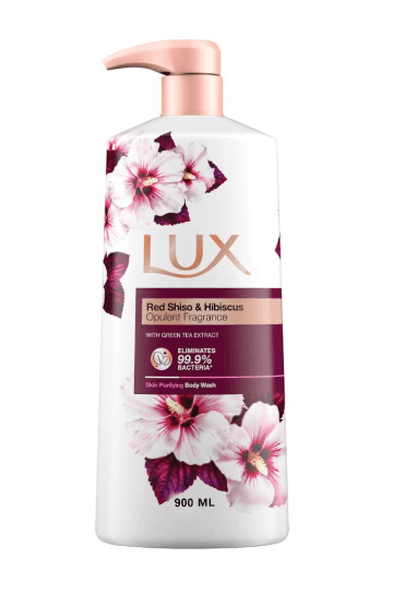 【马来西亚直邮】英国 LUX 力士 紫苏与木槿花沐浴露 900ml