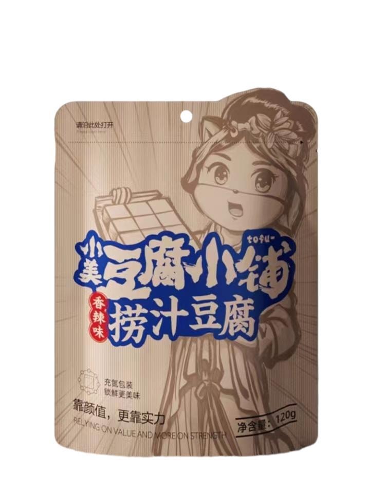 【中国直邮】三只松鼠 THREE SQUIRRELS 豆腐小铺捞汁豆腐 120g 1袋装