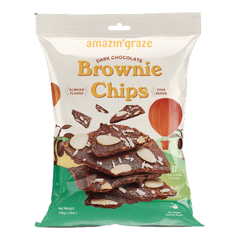 Dark Chocolate Brownie Chips 140g