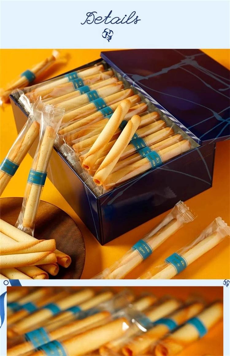 日本 Yoku Moku 东京人气伴手礼 手工雪茄蛋卷礼盒 奶香黄油 铁盒装 20枚