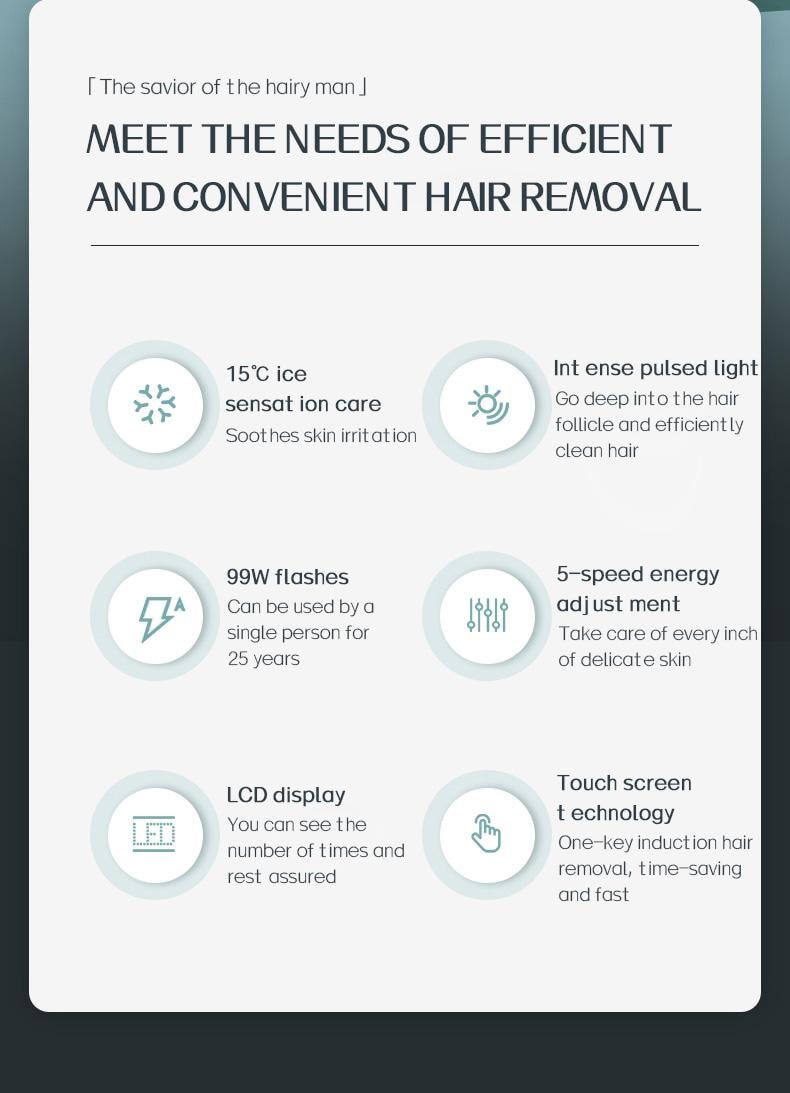 金稻 藍寶石 冰點雷射除毛儀 除毛 腋下除毛 全身可用 美容院家用除毛儀 KD506A 1台